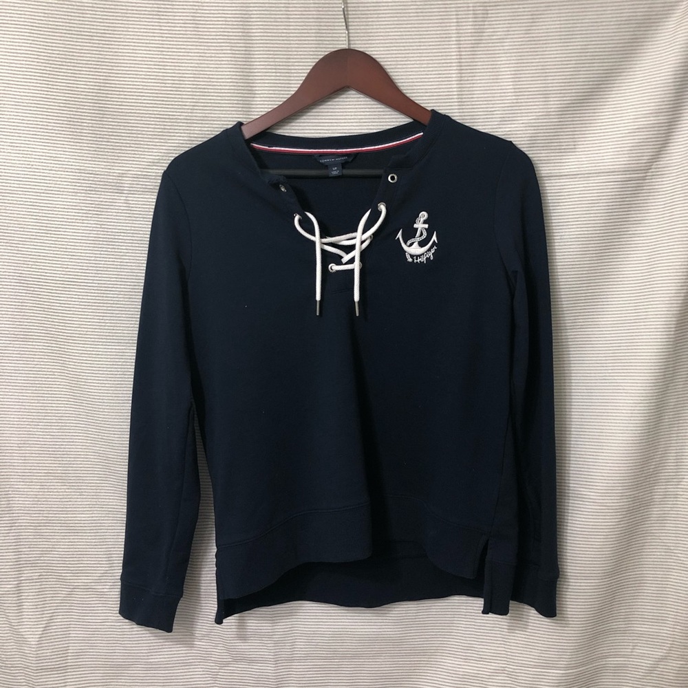 Tommy Hilfiger lace up top